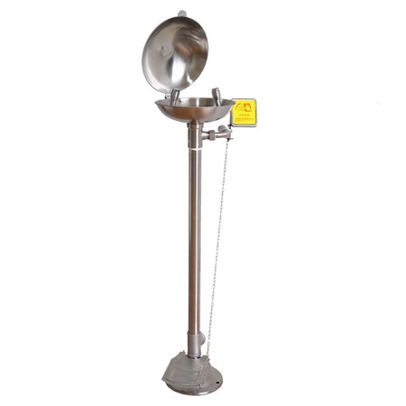 Pedestal Mounted Stainless Steel Eyewash